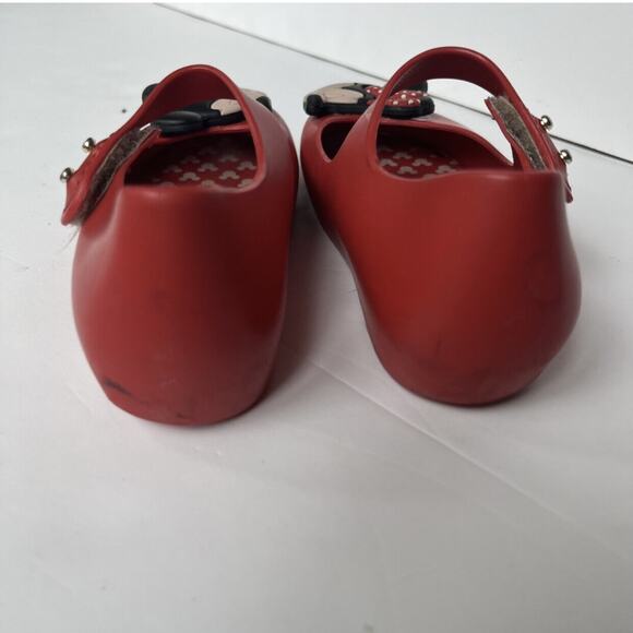 Mini Melissa Mickey + Minnie Ballet Flats Size 10 - Picture 4 of 11